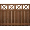 Aitaelementti Raja A86R 1600x2200 mm pystylauta + koristeristikko ruskea