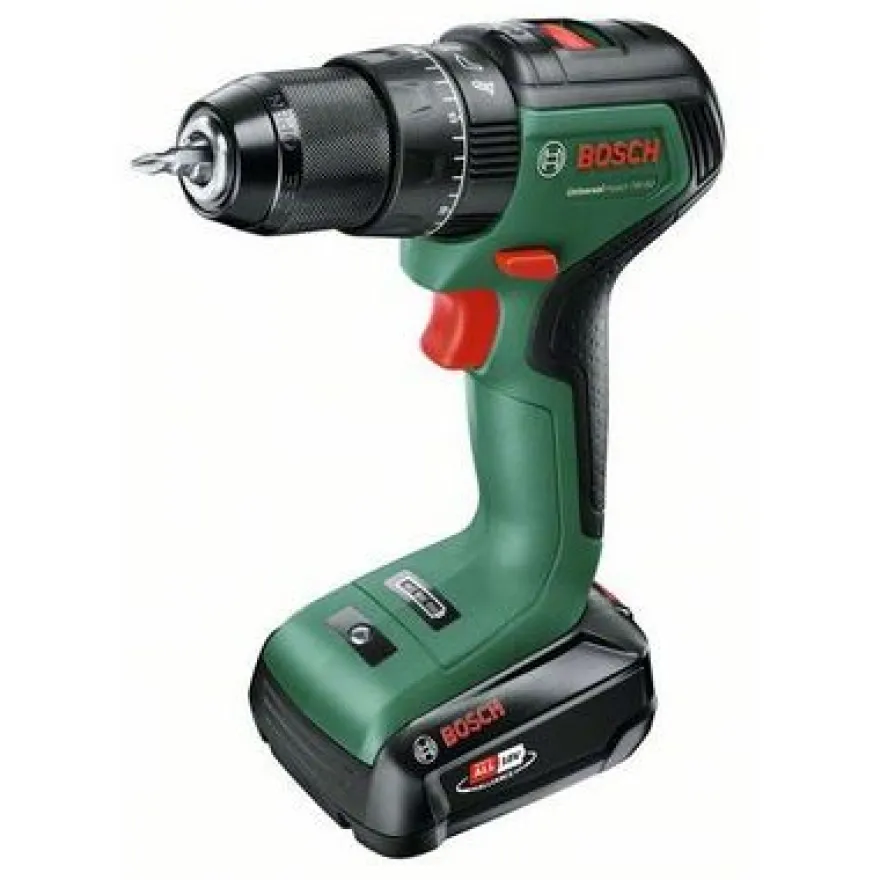 Akkuiskuporakone Bosch UniversalImpact 18V-60, 18V, 2.0Ah akulla