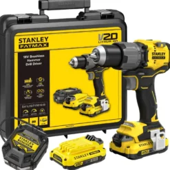 Akkuiskuporakone Stanley Fatmax V20 SFMCD726D2K-QW, 18V, 2x2.0Ah akuilla + salkku