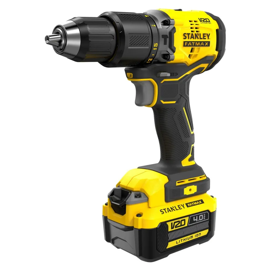 Akkuiskuporakone Stanley FatMax V20 SFMCD715M2K-QW, 2x4.0Ah akuilla + salkku