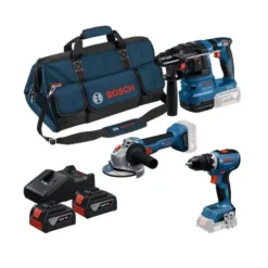 Akkukonesarja Bosch Professional GSB/GWS/GBH, 3 osaa, 18V, 3x5.0Ah akuilla + laukku