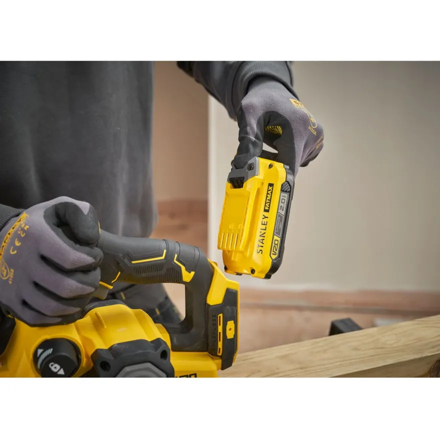 Akkukäsihöylä Stanley Fatmax V20 SFMCW300B-XJ, 18V, ilman akkua