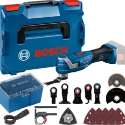 Akkumonitoimityökalu Bosch Professional GOP 18V-34 Starlock Solo, 18V, ilman akkua + L-Boxx KIT