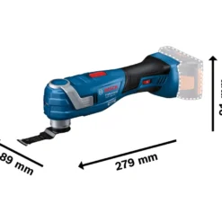 Akkumonitoimityökalu Bosch Professional GOP 18V-34 Starlock Solo, 18V, ilman akkua + L-Boxx KIT