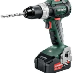 Akkuporakone/ruuvinväännin Metabo BS 18 LT BL 18V sisältää 2x4,0Ah akut ja laturin