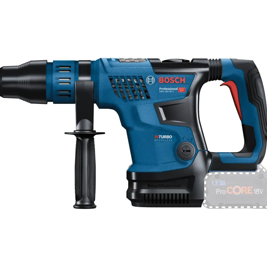 Akkuporavasara Bosch Professional GBH 18V-36 C Solo, SDS-Max, ilman akkua + case
