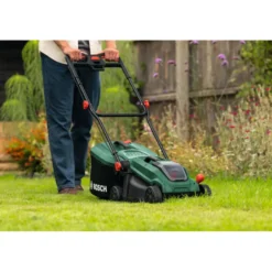 Akkuruohonleikkuri Bosch Rotak 18V-32 Set, 18V, 4.0Ah akulla + varaterä