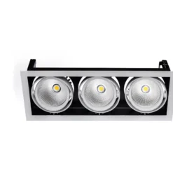 Alasvalo Spectrum Modern Day 3x1LED COB Citizen 40° 188x498x180mm 3x27W 3000K valkoinen