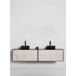 Allaskaappi Hafa Edge Stone, 462x2010x462mm, 4 ltk, savu tammi