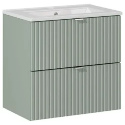 Allaskaappi Interia Stripes, laatikoilla, vihreä, eri kokoja