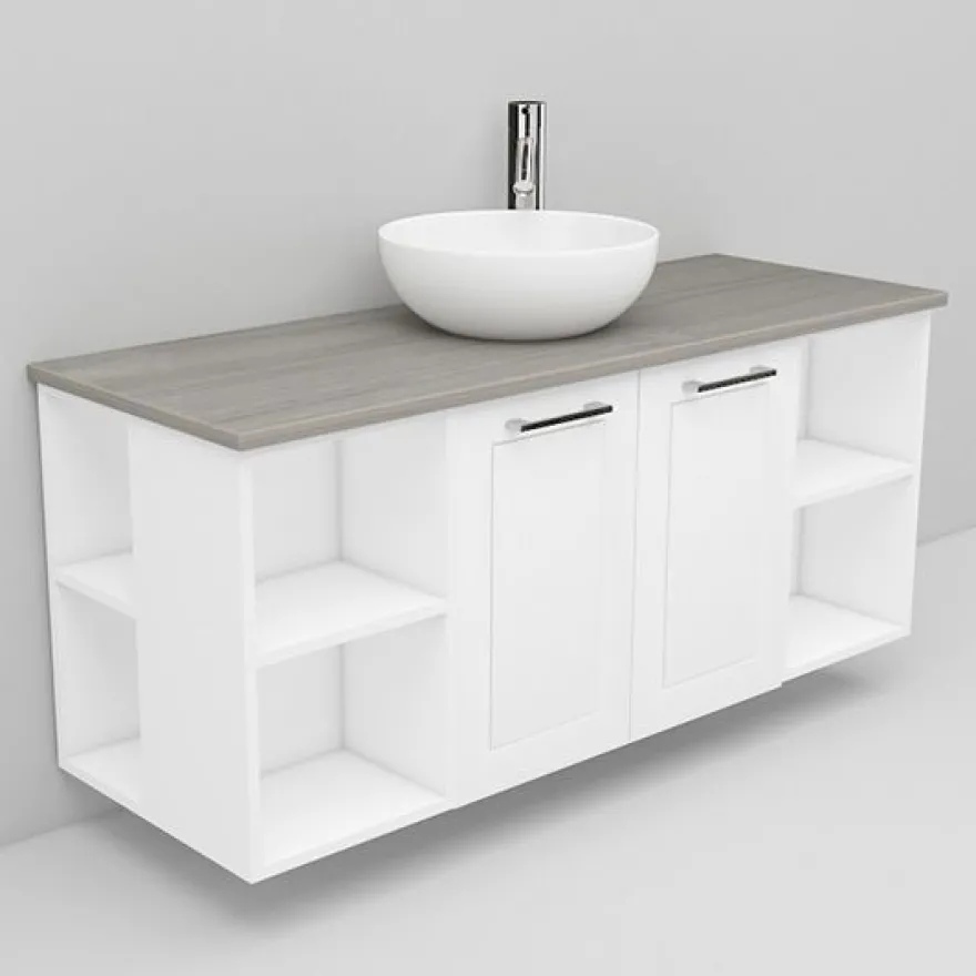 Allaskaappi ja Coast-allas Noro Flexline 149, 1200mm, marmoritaso, eri värejä