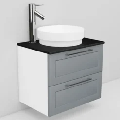 Allaskaappi ja Peak-allas Noro Flexline 15, 600mm, musta taso, eri värejä