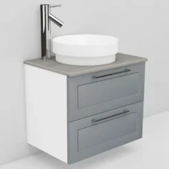 Allaskaappi ja Peak-allas Noro Flexline 12, 600mm, marmoritaso, eri värejä
