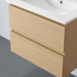 Allaskaappi kaksoisaltaalla Bathlife Eufori, 1200mm, vaalea tammi, Verkkokaupan poistotuote