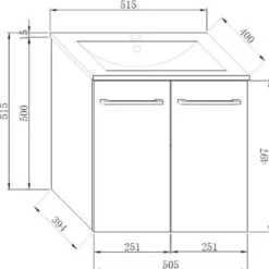 Allaskaappi Lektar Indoor Kaisla, pvc, ovilla, valkoinen, eri kokoja