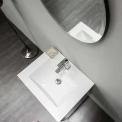 Allaskaappi pesualtaalla Bathlife Glädje, musta, eri kokoja