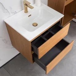 Allaslaatikosto altaalla Bathlife Lättsam, 600mm, tammi