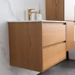 Allaslaatikosto altaalla Bathlife Lättsam, 600mm, tammi