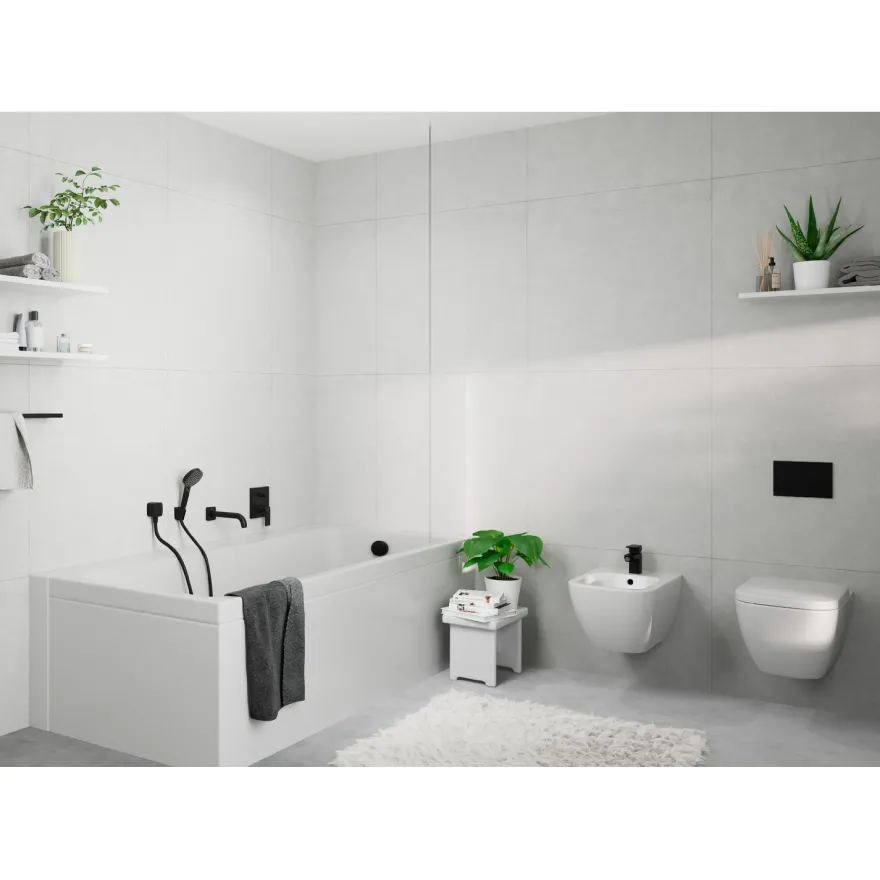Ammeputki Hansgrohe Vernis Blend, piiloasennus, mattamusta