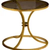 Apupöytä Linento Furniture Corleaone, 60cm, lasi, eri värejä