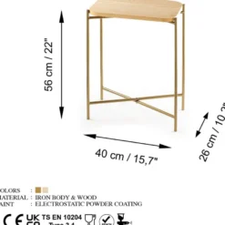 Apupöytä Linento Furniture SHB-003, eri värejä