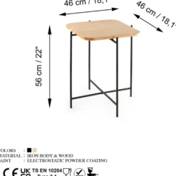 Apupöytä Linento Furniture SHB-005/A, eri värejä