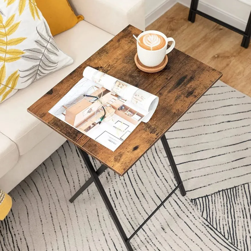 Apupöytä Linento Furniture Versa 4, ruskea