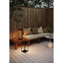 Aurinkokennolyhty Markslöjd Pure 3000K himmennettävä IP44 ladattava musta, eri kokoja