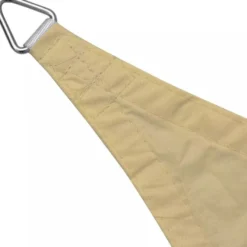 Aurinkopurje oxford-kangas kolmio 5x5x5 m beige