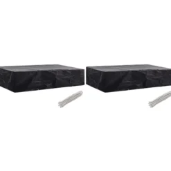 Aurinkotuolin suojat 2 kpl, 8 purjerengasta, 218x77x55 cm
