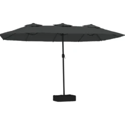 Aurinkovarjo kaksipäinen LED-valot, 449x245 cm, eri värejä (28440)