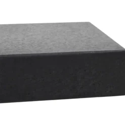 Aurinkovarjon jalka graniitti 25 kg suorakaide musta