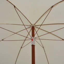 Aurinkovarjo terästanko 180 cm hiekka
