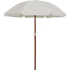 Aurinkovarjo terästanko 180 cm hiekka