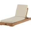 Aurinkovuode Venture Home Sunbed, 200cm, tiikki/beige