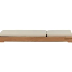 Aurinkovuode Venture Home Sunbed, 200cm, tiikki/beige