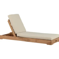 Aurinkovuode Venture Home Sunbed, 200cm, tiikki/beige
