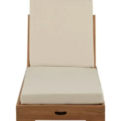 Aurinkovuode Venture Home Sunbed, 200cm, tiikki/beige