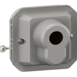 Avainpainikemekanismi Legrand Plexo 10 A ylös–alas–OFF IP55, harmaa