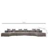 Avokulmasohva Linento Furniture Gondol 3, harmaa