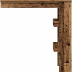 Baaripöytä Seinäkiinnitettävä vanha puu 102x45x103,5cm tekninen puu (56860)