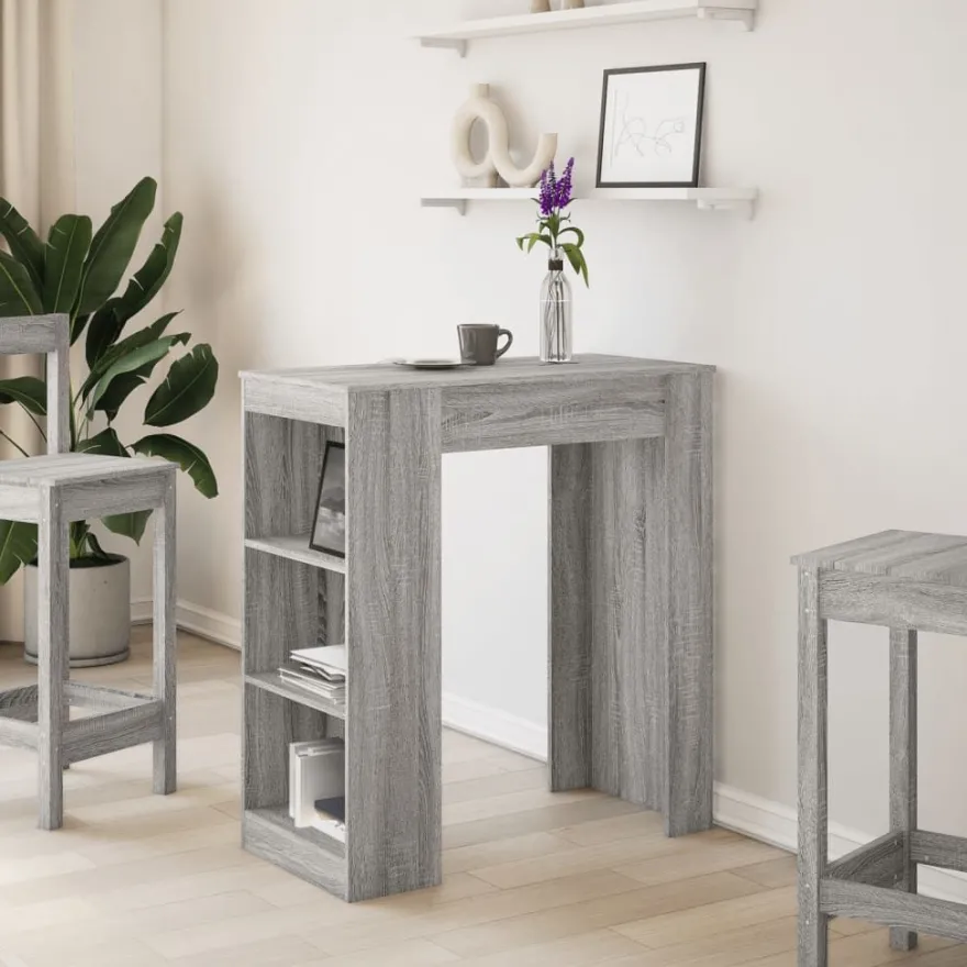 Baaripöytä teknisestä puusta, 95x47x103,5 cm, eri värejä ja malleja (42973)