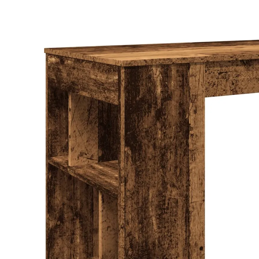 Baaripöytä/telineet tekninen puu, 102x50x103,5 cm, eri värejä (42970)