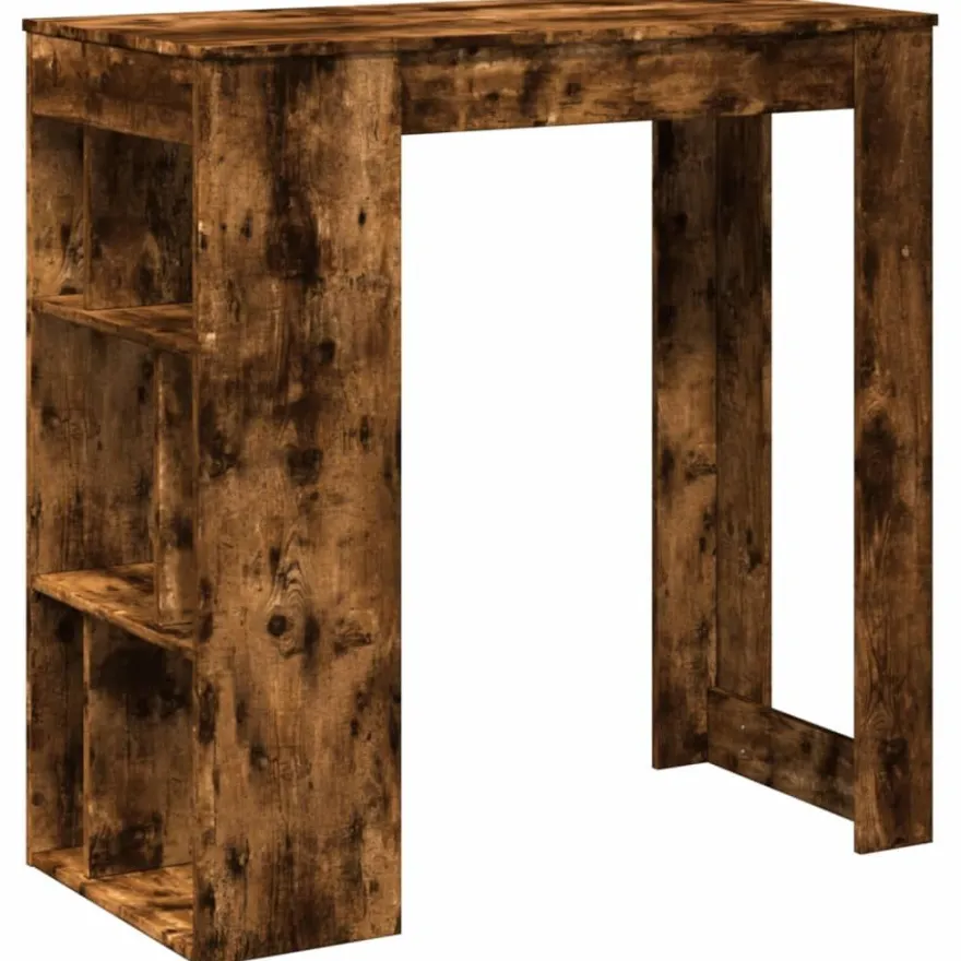 Baaripöytä/telineet tekninen puu, 102x50x103,5 cm, eri värejä (42970)