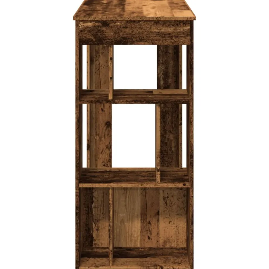 Baaripöytä/telineet tekninen puu, 102x50x103,5 cm, eri värejä (42970)