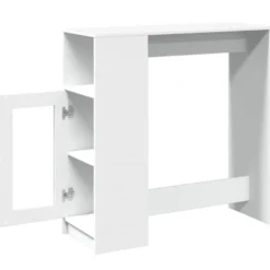 Baaripöytä/telineet tekninen puu, 101x40x103,5 cm, eri värejä (42971)