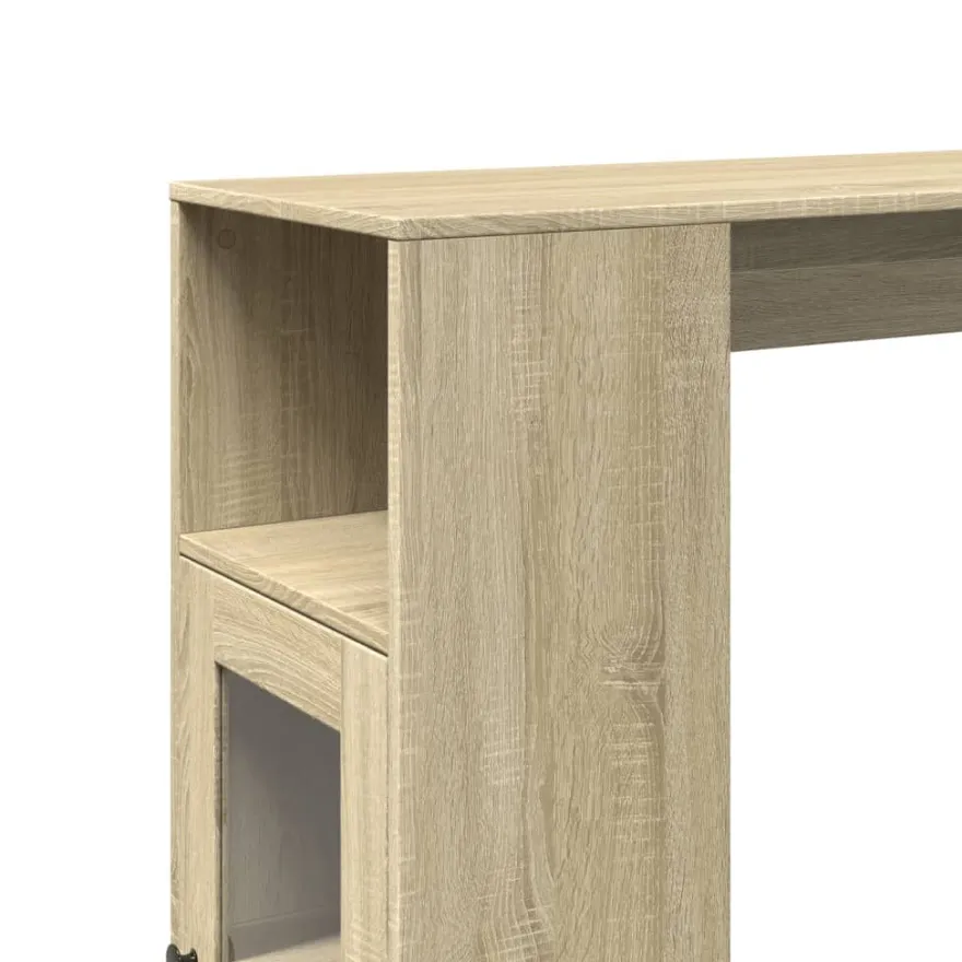 Baaripöytä/telineet tekninen puu, 101x40x103,5 cm, eri värejä (42971)