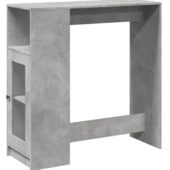 Baaripöytä/telineet tekninen puu, 101x40x103,5 cm, eri värejä (42971)