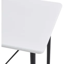 Baaripöytä valkoinen 120x60x110 cm mdf