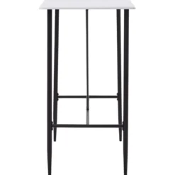 Baaripöytä valkoinen 120x60x110 cm mdf